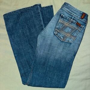7 for all man kind bootcut jeans